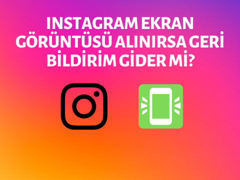 Instagram Ekran Görüntüsü Alınırsa Geri Bildirim Gider Mi?