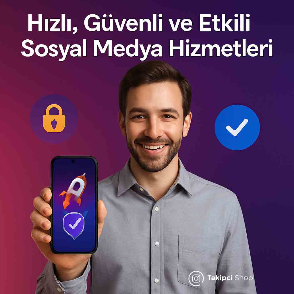 Hızlı, Güvenli ve Etkili Sosyal Medya Hizmetleri