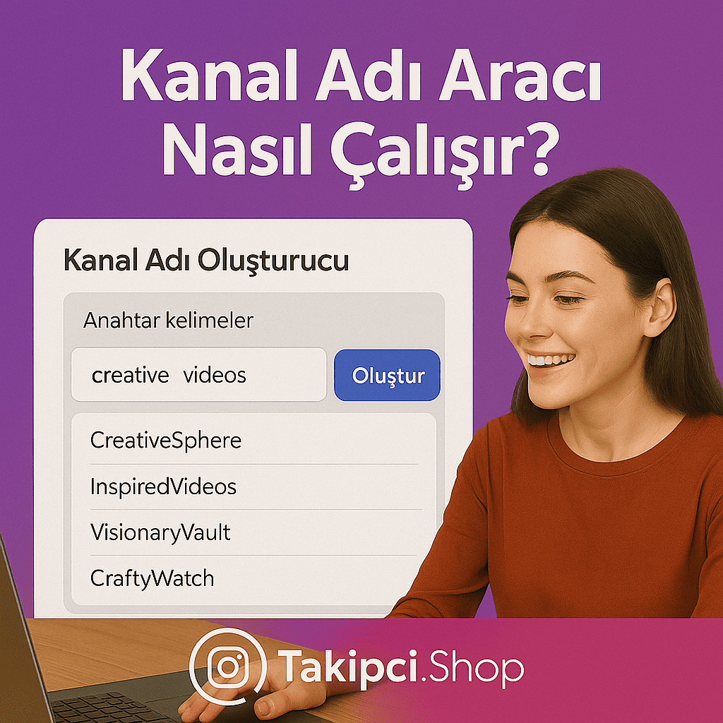 Takipci.Shop Kanal Adı Aracı Nasıl Çalışır?