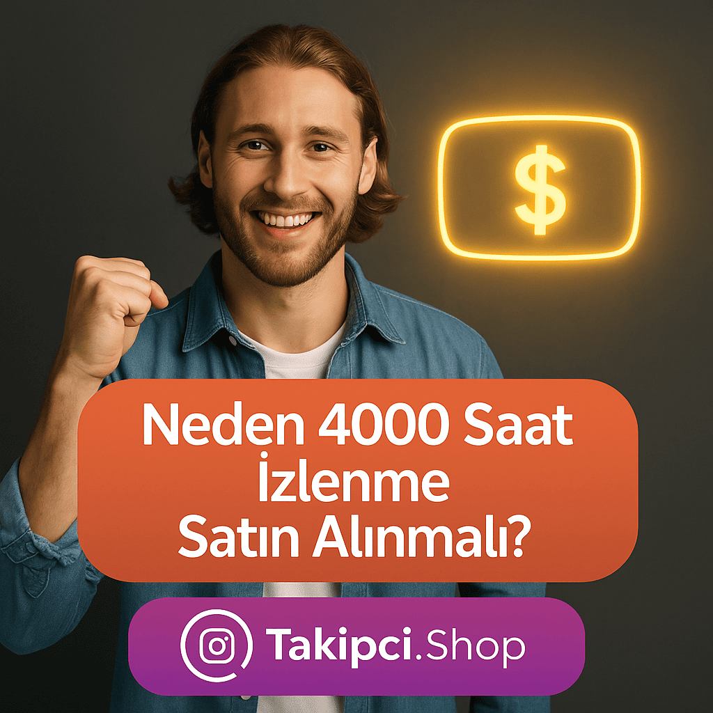 Neden 4000 Saat İzlenme Satın Almalısınız?