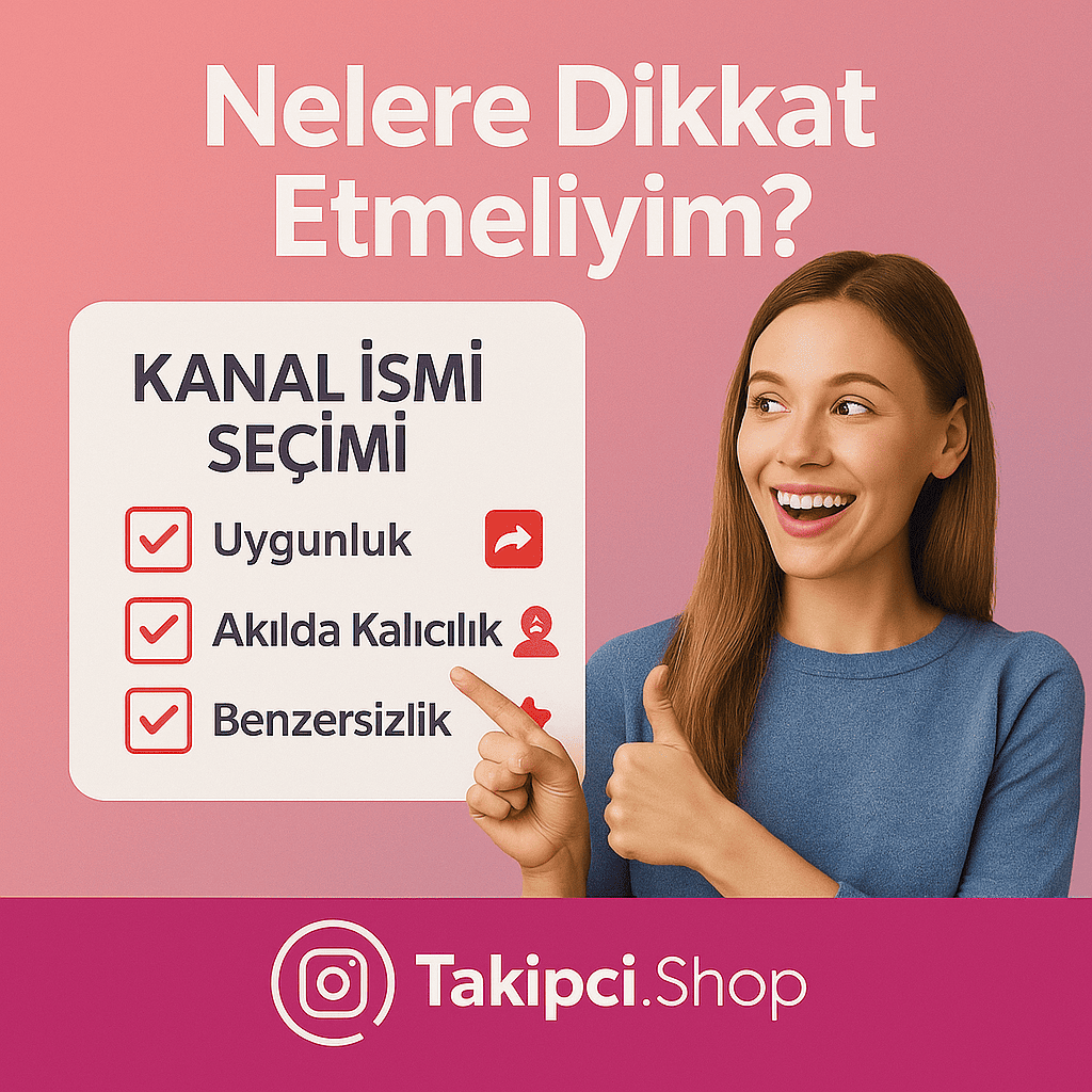 YouTube Kanal İsmi Seçerken Nelere Dikkat Etmeliyim?