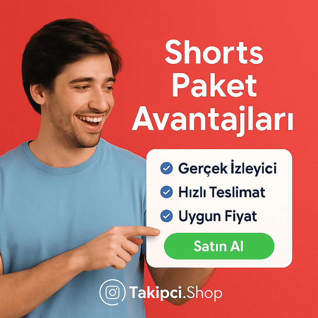 Takipci.Shop Shorts İzlenme Paketleri Neler Sunar?