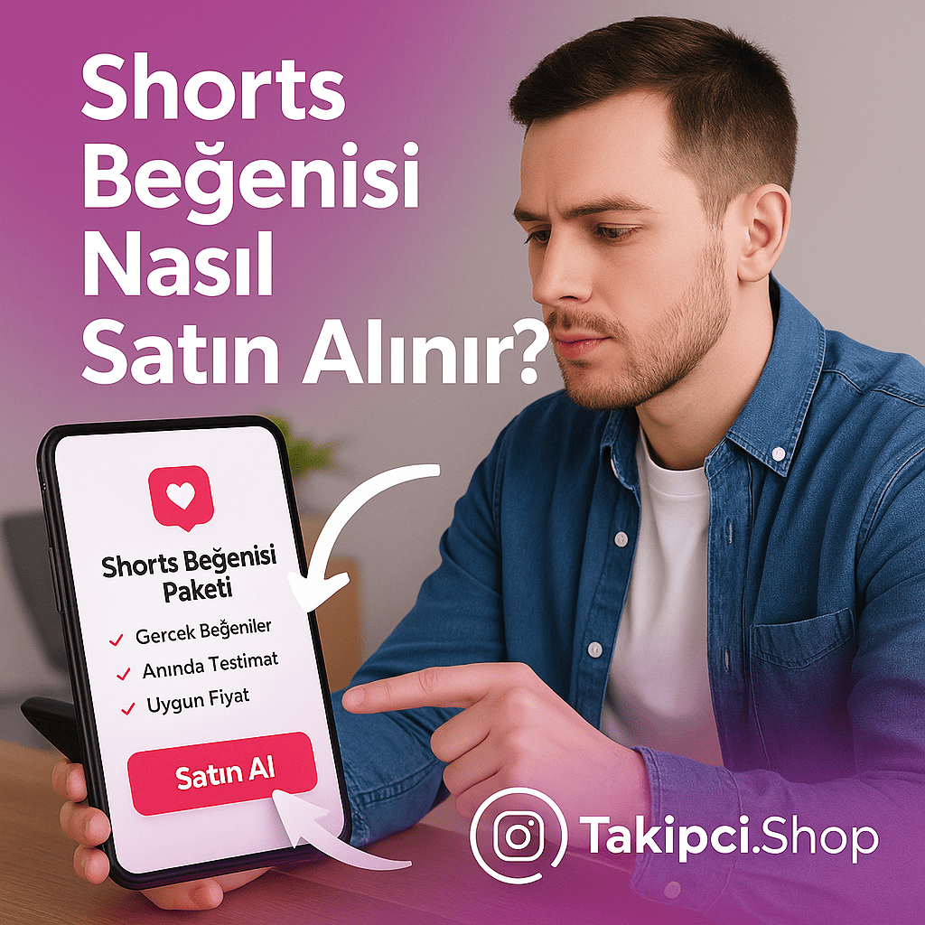Takipci.Shop Üzerinden Shorts Beğenisi Nasıl Satın Alınır?