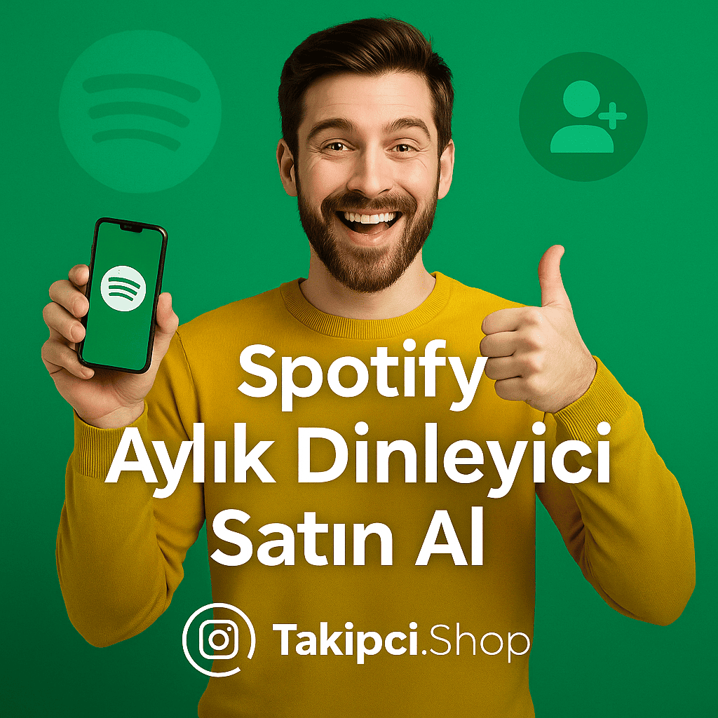 Spotify Aylık Dinleyici Satın Al