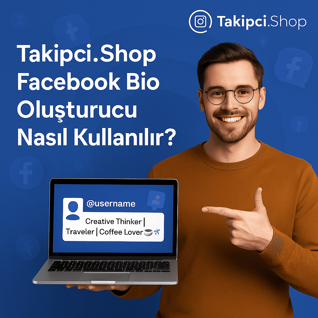 Takipci.Shop Facebook Bio Oluşturucu Nasıl Kullanılır?