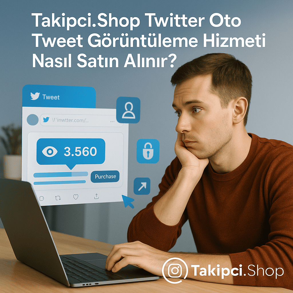 Takipci.Shop Twitter Oto Tweet Görüntüleme Hizmeti Nasıl Satın Alınır?