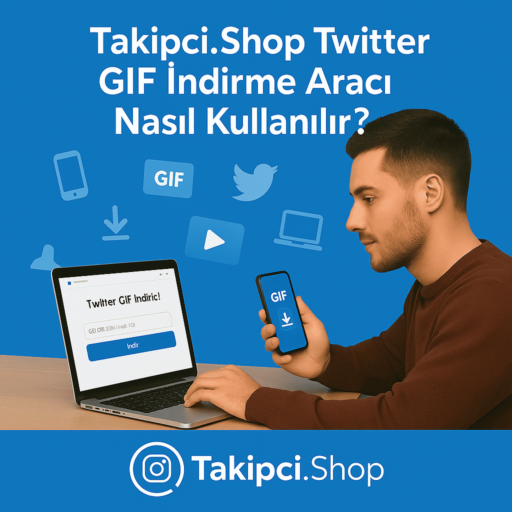 Takipci.Shop Twitter GIF İndirme Aracı Nasıl Kullanılır?