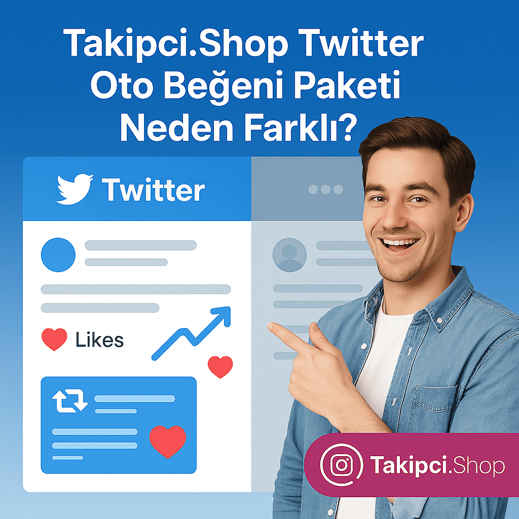 Takipci.Shop Twitter Oto Beğeni Paketi Diğerlerinden Neden Farklı?