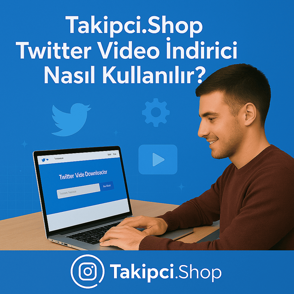 Takipci.Shop Twitter Video İndirici Nasıl Kullanılır?