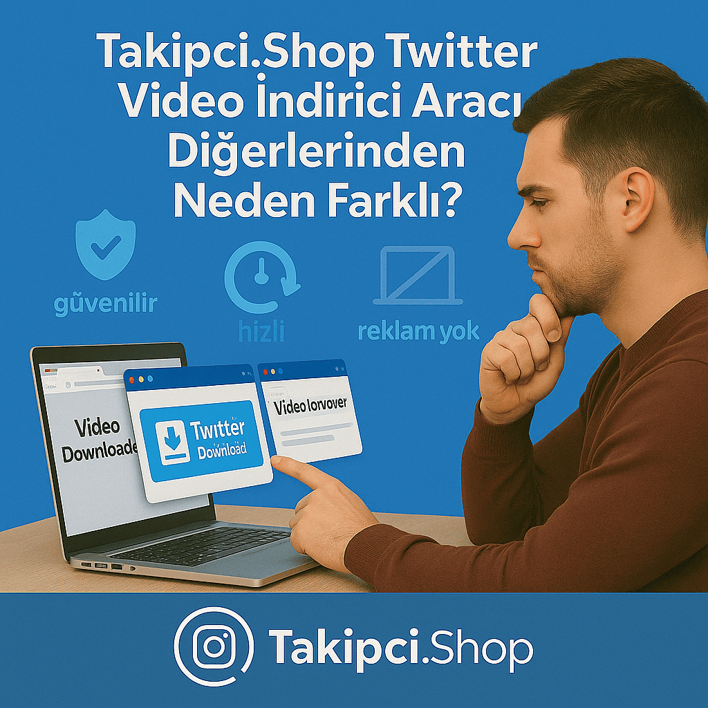 Takipci.Shop Twitter Video İndirici Aracı Diğerlerinden Neden Farklı?
