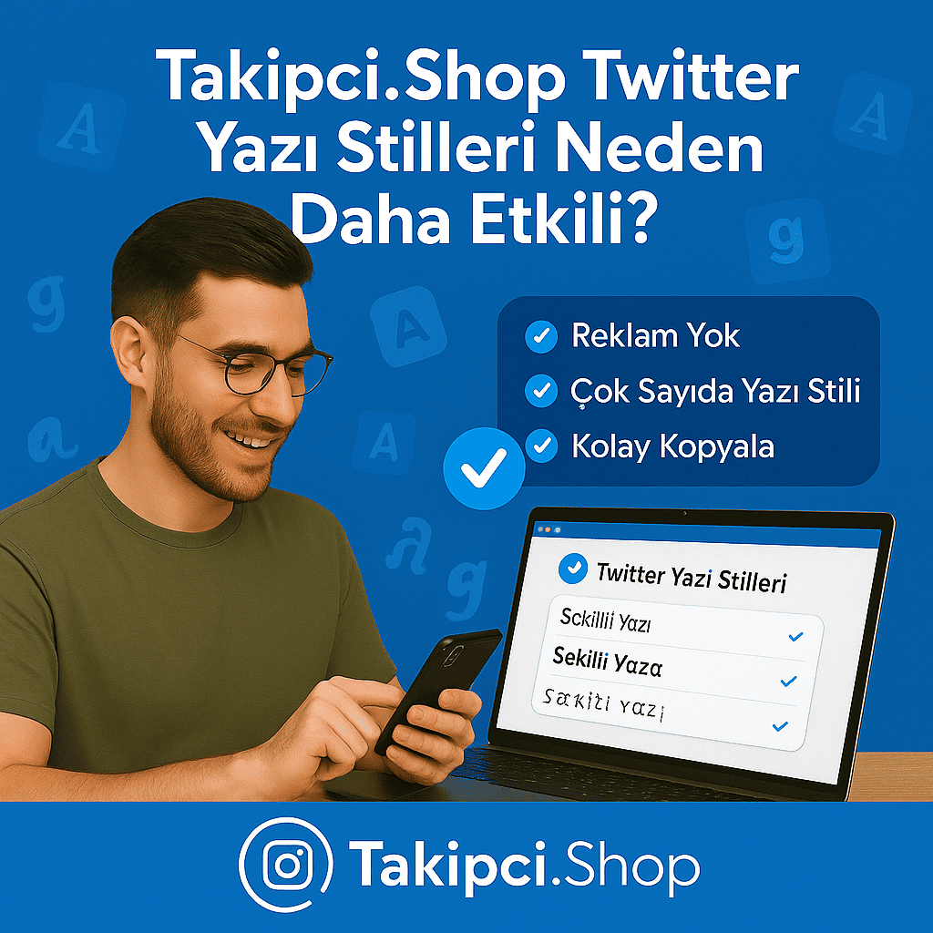 Takipci.Shop Twitter Yazı Stilleri Diğerlerinden Neden Daha Etkili?