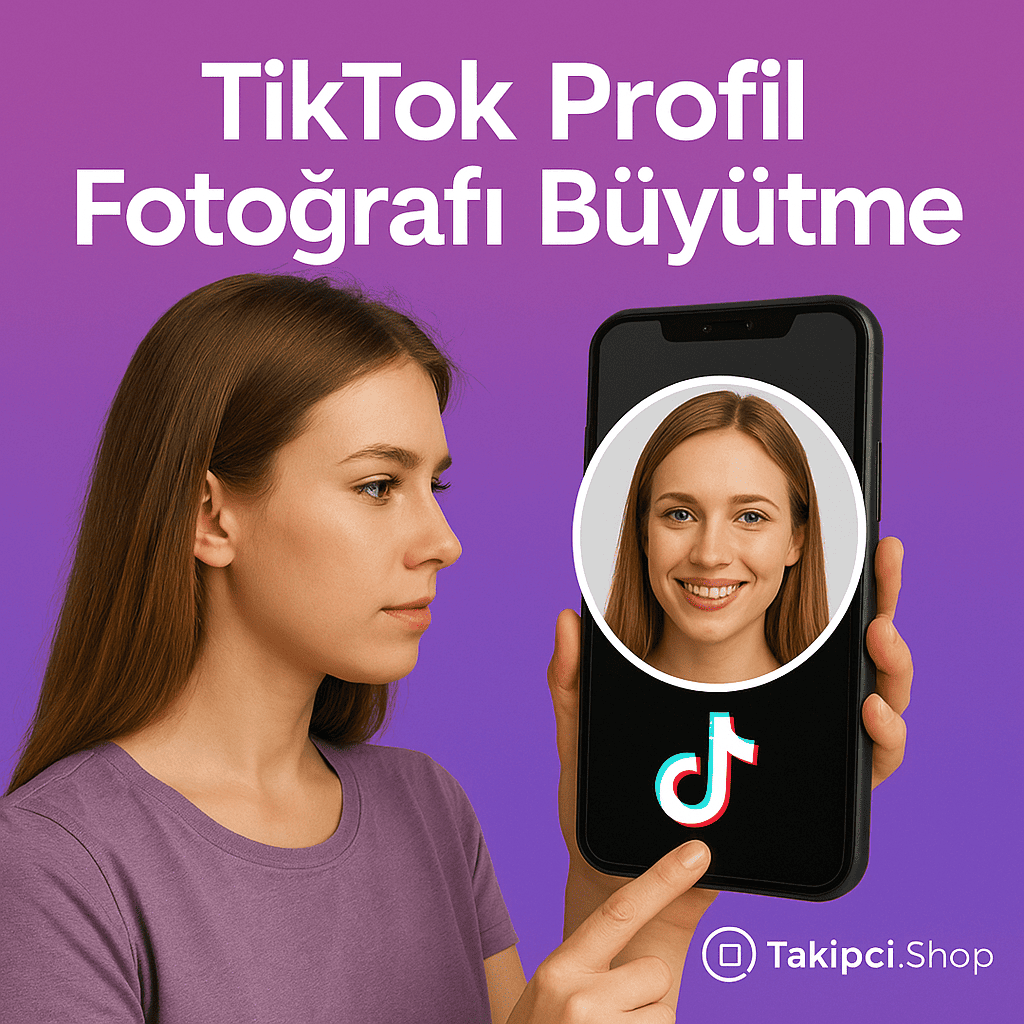 TikTok Profil Fotoğrafı Büyütme