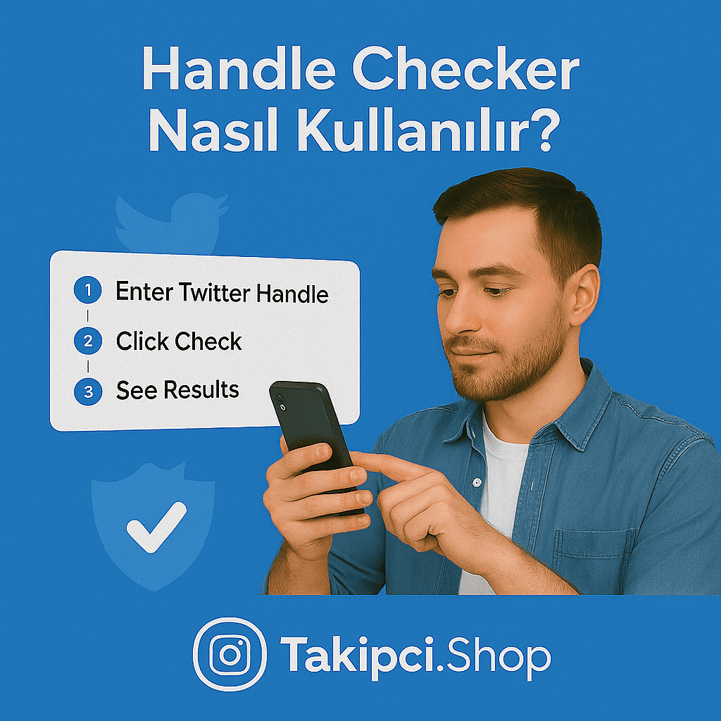 Takipci.Shop Twitter Handle Checker Nasıl Kullanılır?