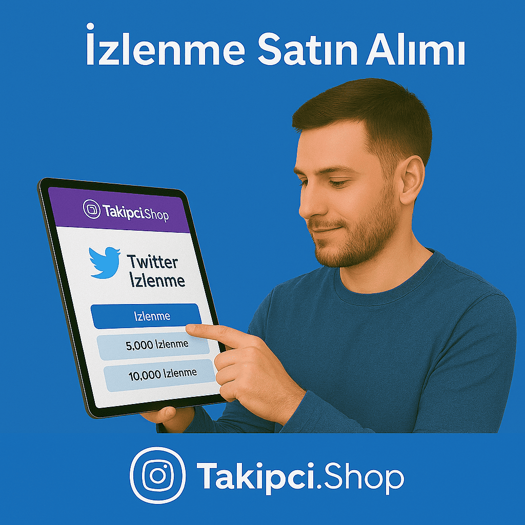 Takipci.Shop Twitter İzlenme Paketleri Nasıl Satın Alınır?
