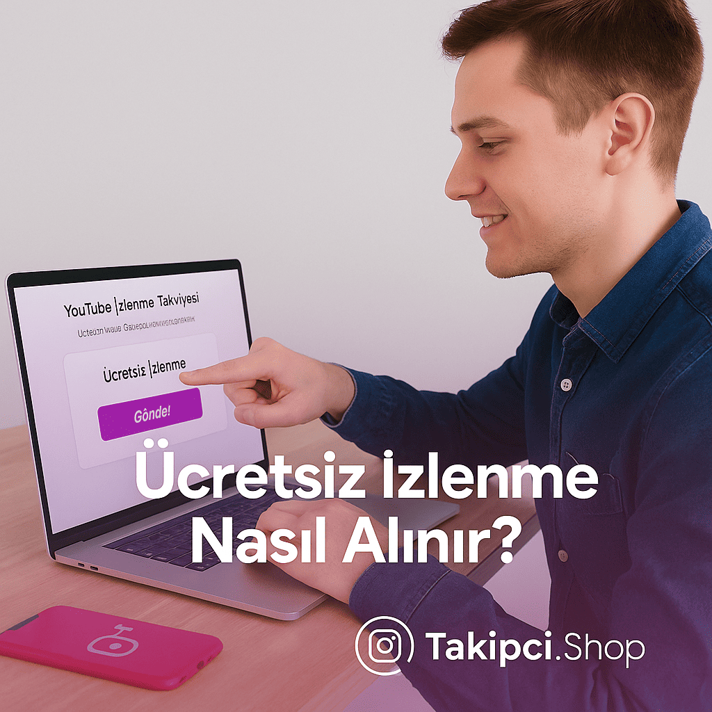 Takipci.Shop ile Ücretsiz YouTube İzlenmesi Nasıl Alınır? 