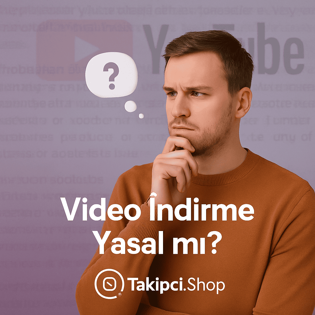 youtube video indirme işlemi yasal mı