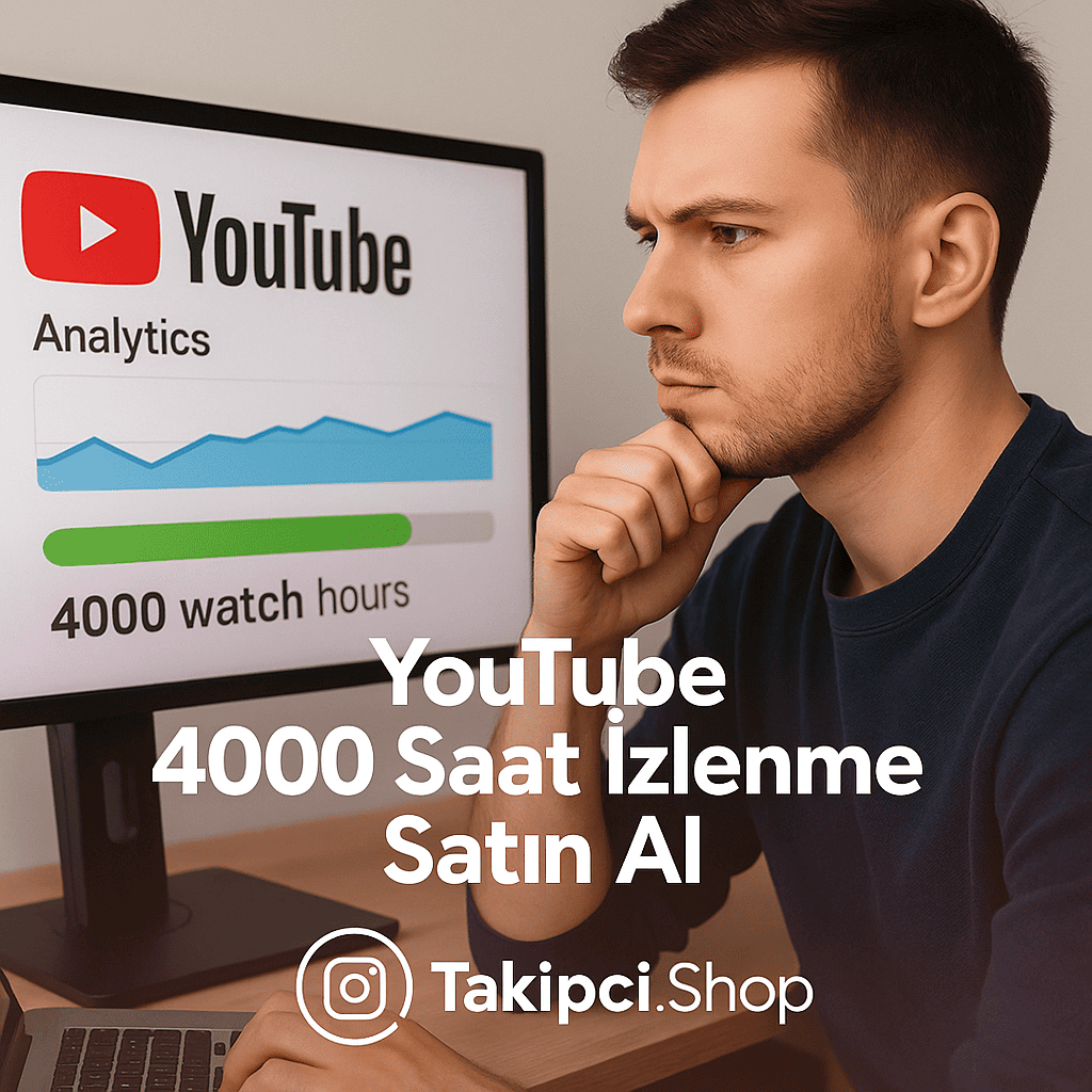 YouTube 4000 Saat İzlenme