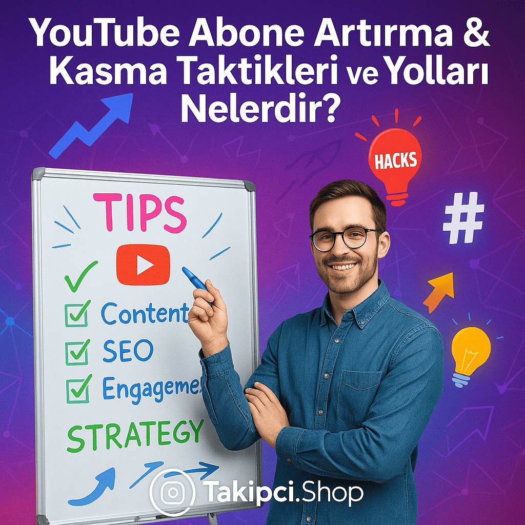 YouTube Abone Artırma & Kasma Taktikleri ve Yolları Nelerdir?