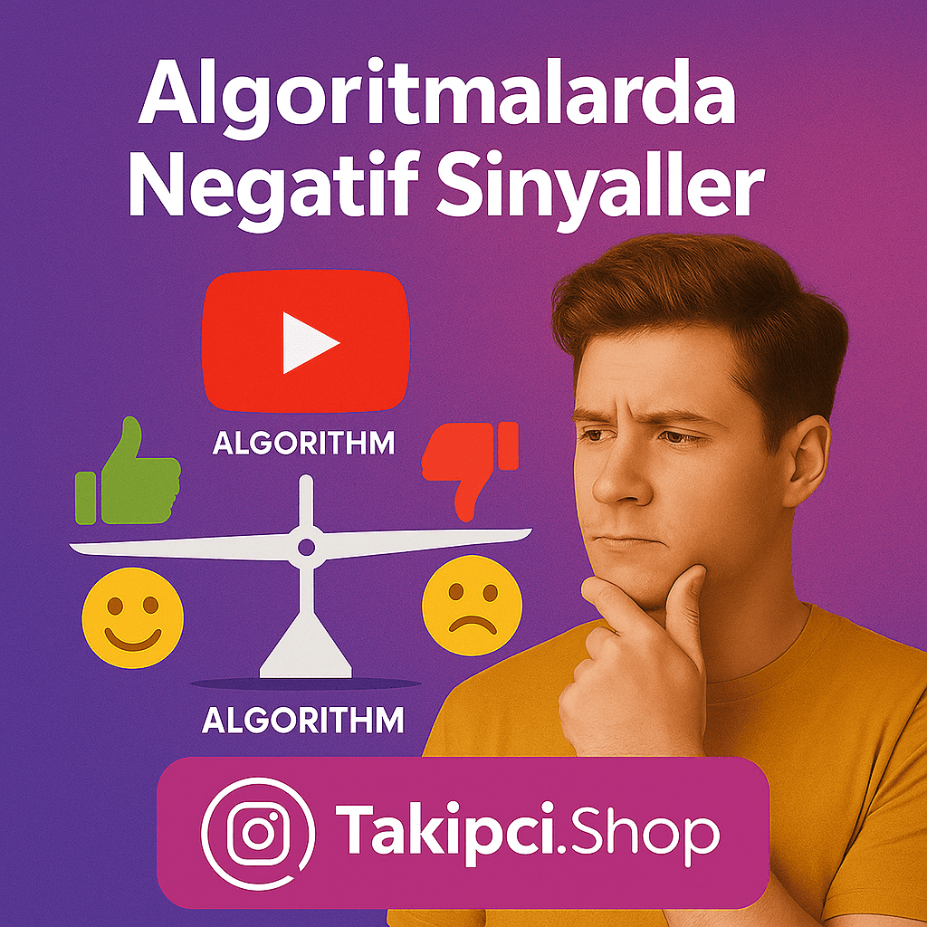 youtube algoritması ve negatif sinyaller