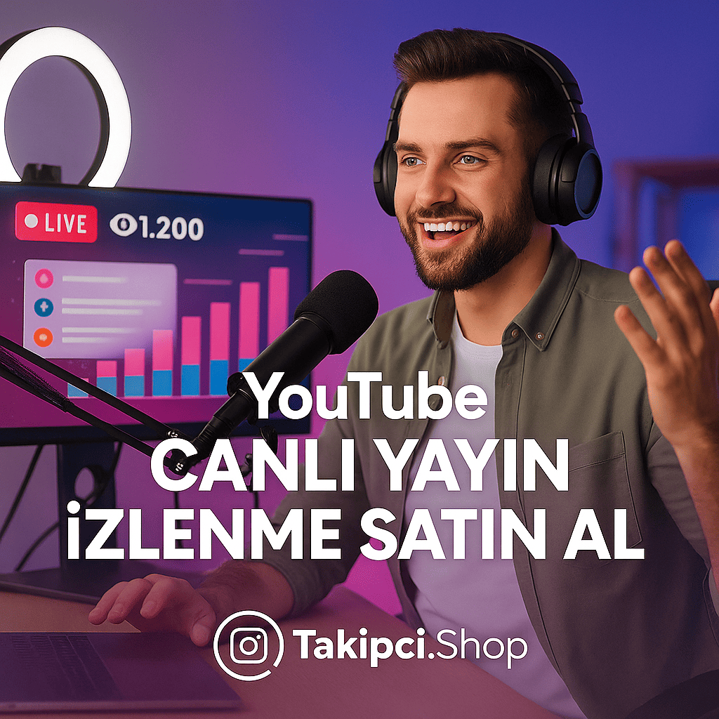 YouTube Canlı Yayın İzlenme