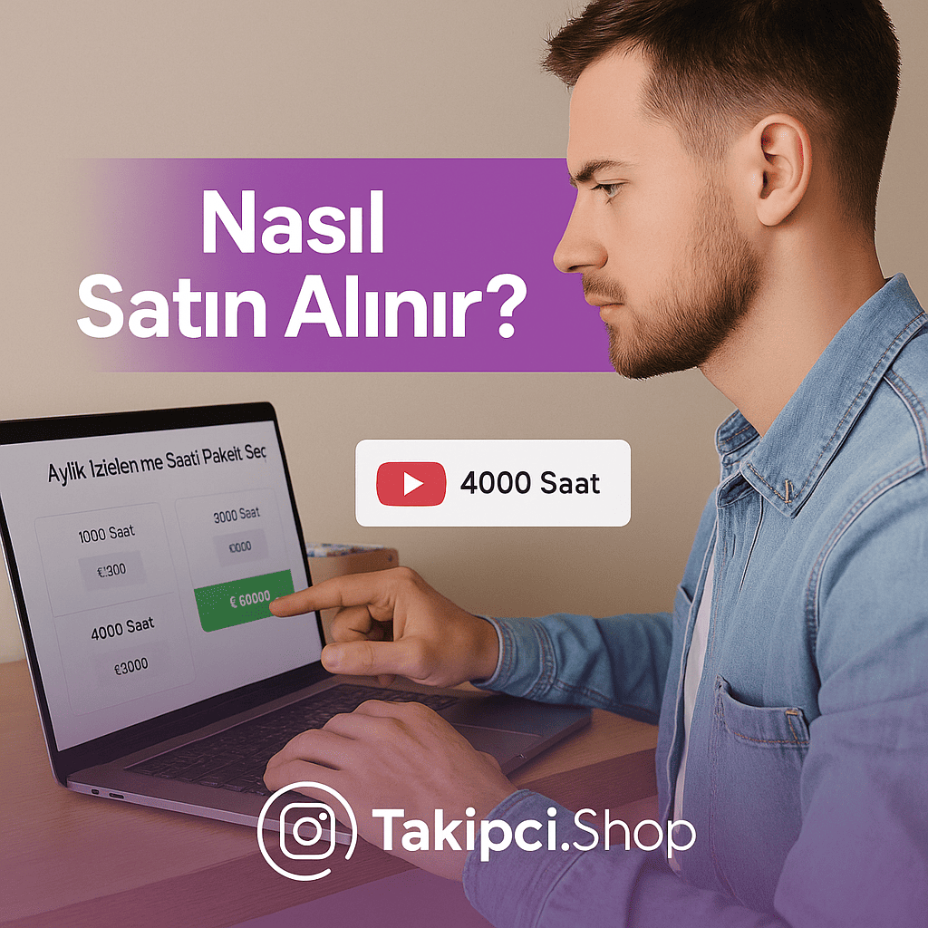 Takipci.shop ile 4000 Saat İzlenme Nasıl Satın Alınır?