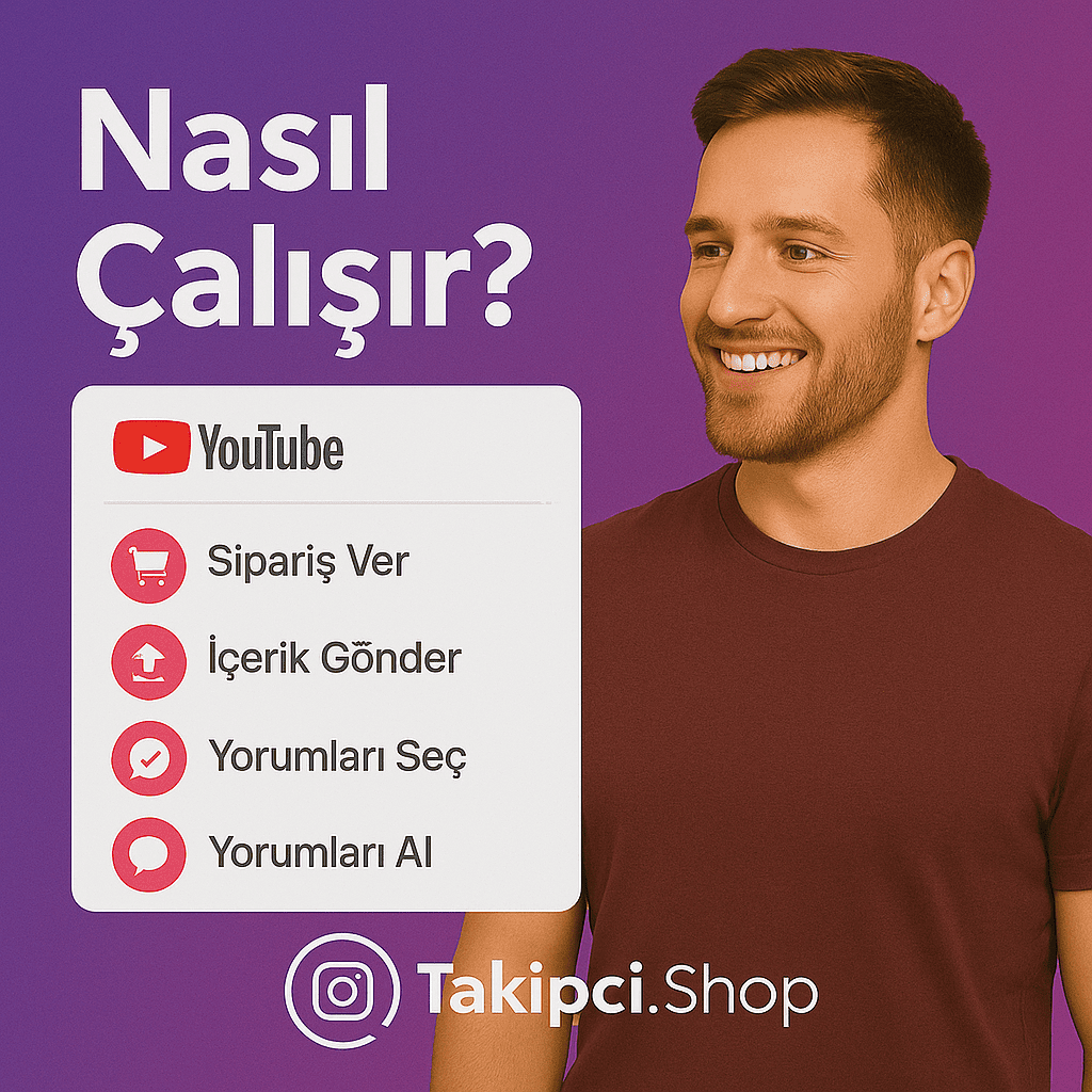 Takipci.Shop YouTube Yorum Hizmeti Nasıl Çalışır?